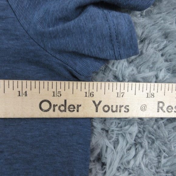 Vineyard Vines Polo Shirt Boys 7 Blue Edgartown Short Sleeve Stretch Performance - Picture 3 of 10